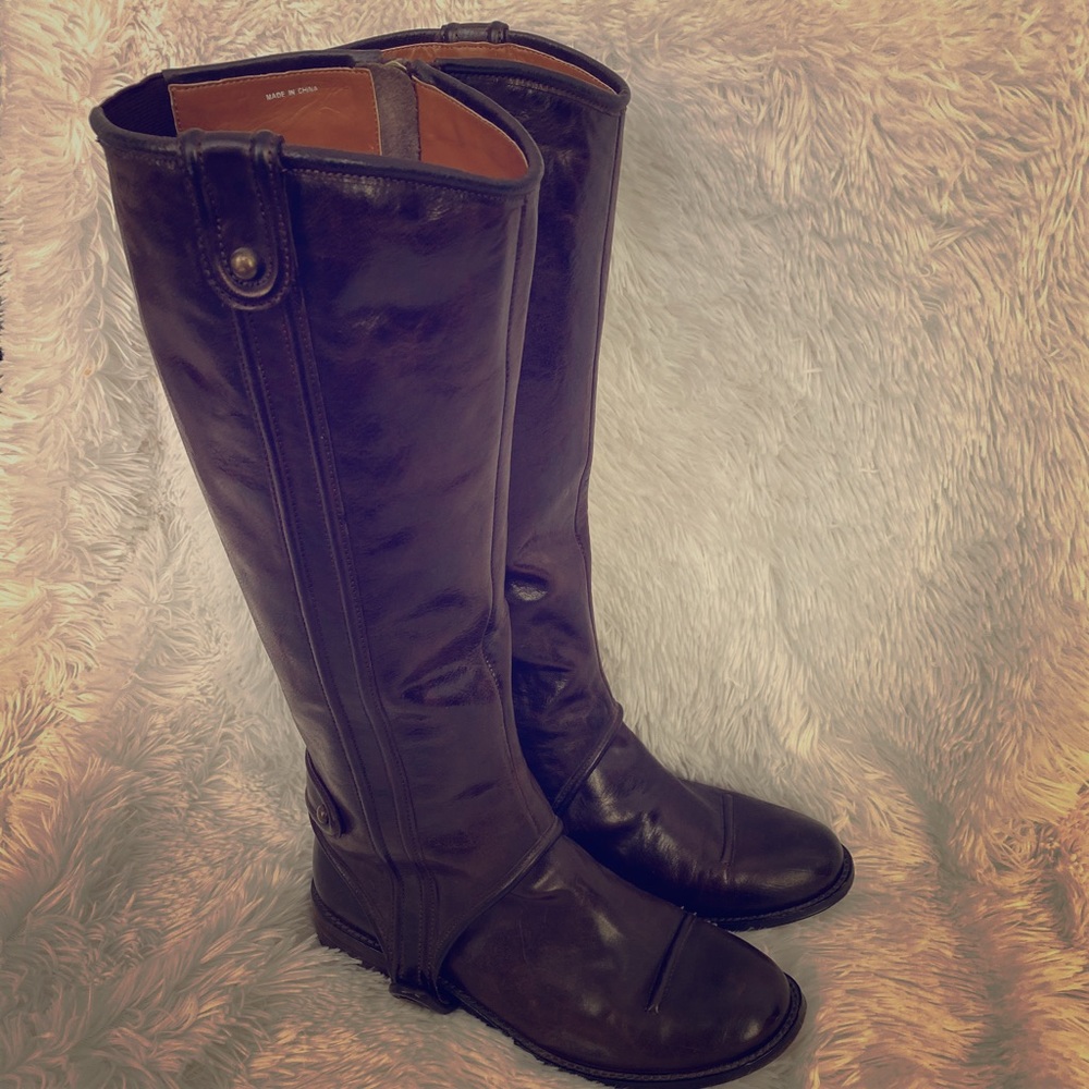 Juicy Couture Leather Riding Boots- Size 9 1/2